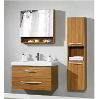 Cheap wall cabinets conjoined hand wash basin for bathroom