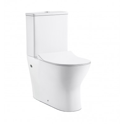 New short 61cm design toilet ceramic rimless back to wall Two Piece european WC Toilet